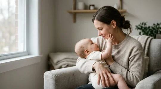 Parent and infant in close emotional connection during first year of life